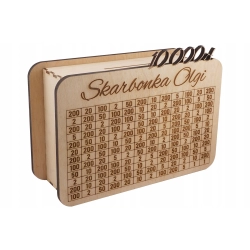 Skarbonka wykreślana personalizowana 10000zł
